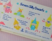 80s Vintage Seven Little Dwarfs Color Palette