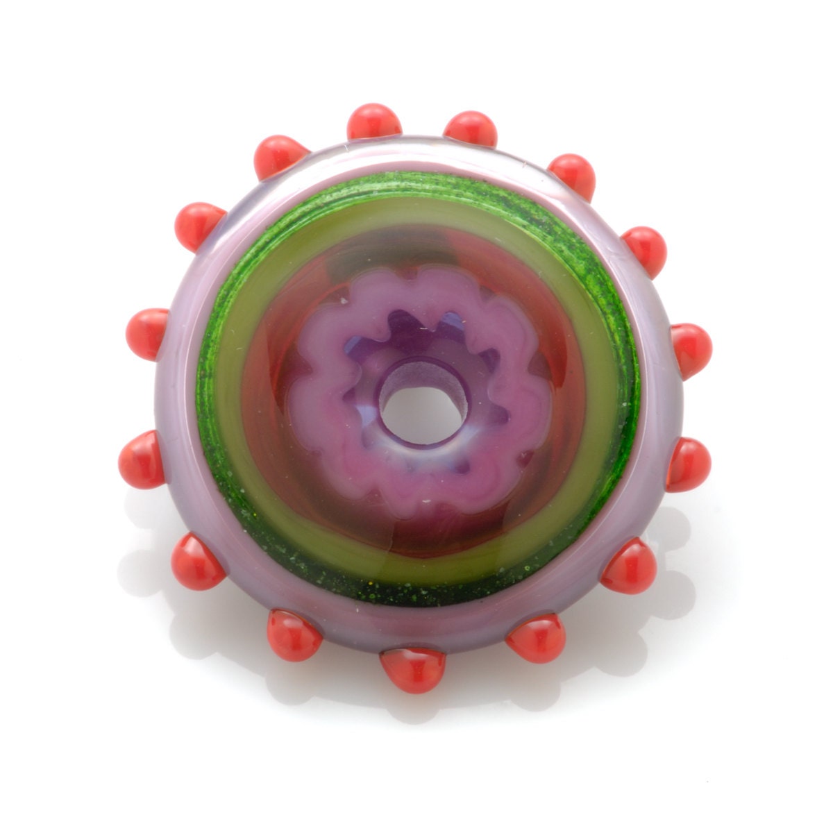 pink & green disk