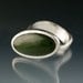 Ergo Ring - Jade Cabochon Sterling Silver Gemstone Ring