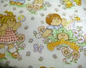 Cabbage Patch Kids (Large Patterned) - Vintage Bed Sheet Fat Quarter