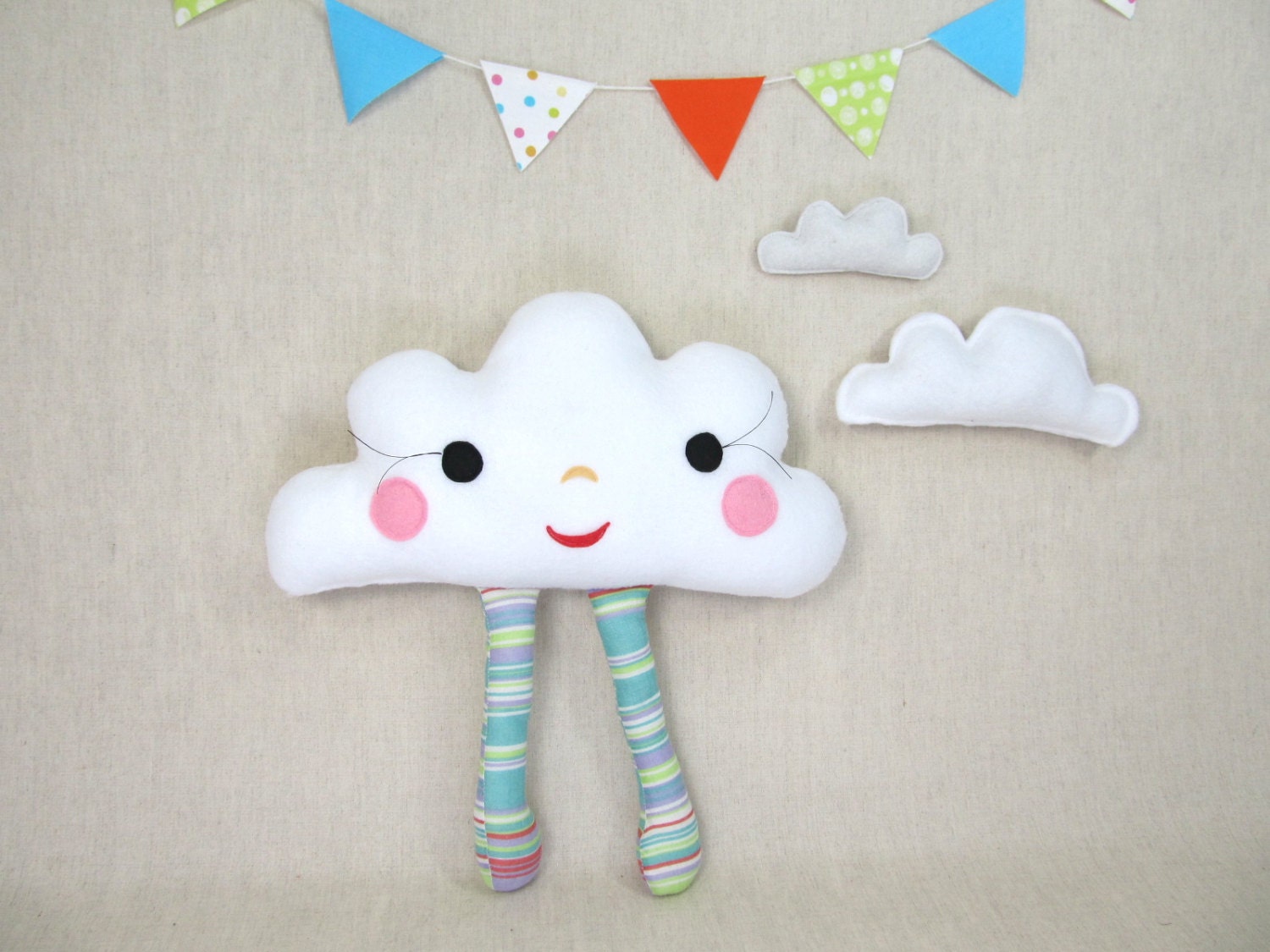 Plush Pillow Toy - Mrs Cloudine