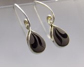 Sterling Silver and Black Onyx Earrings