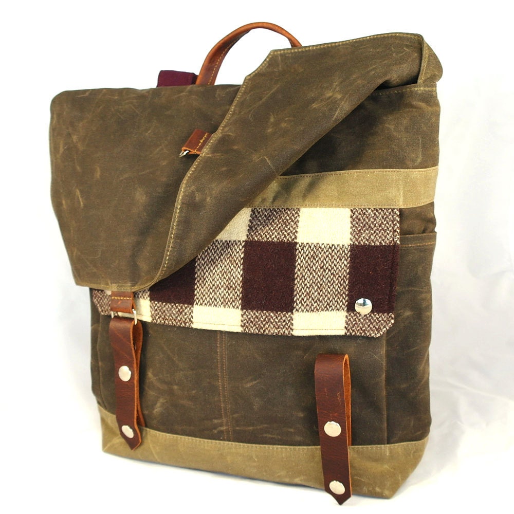 Lumberjack Waxed Canvas Backpack