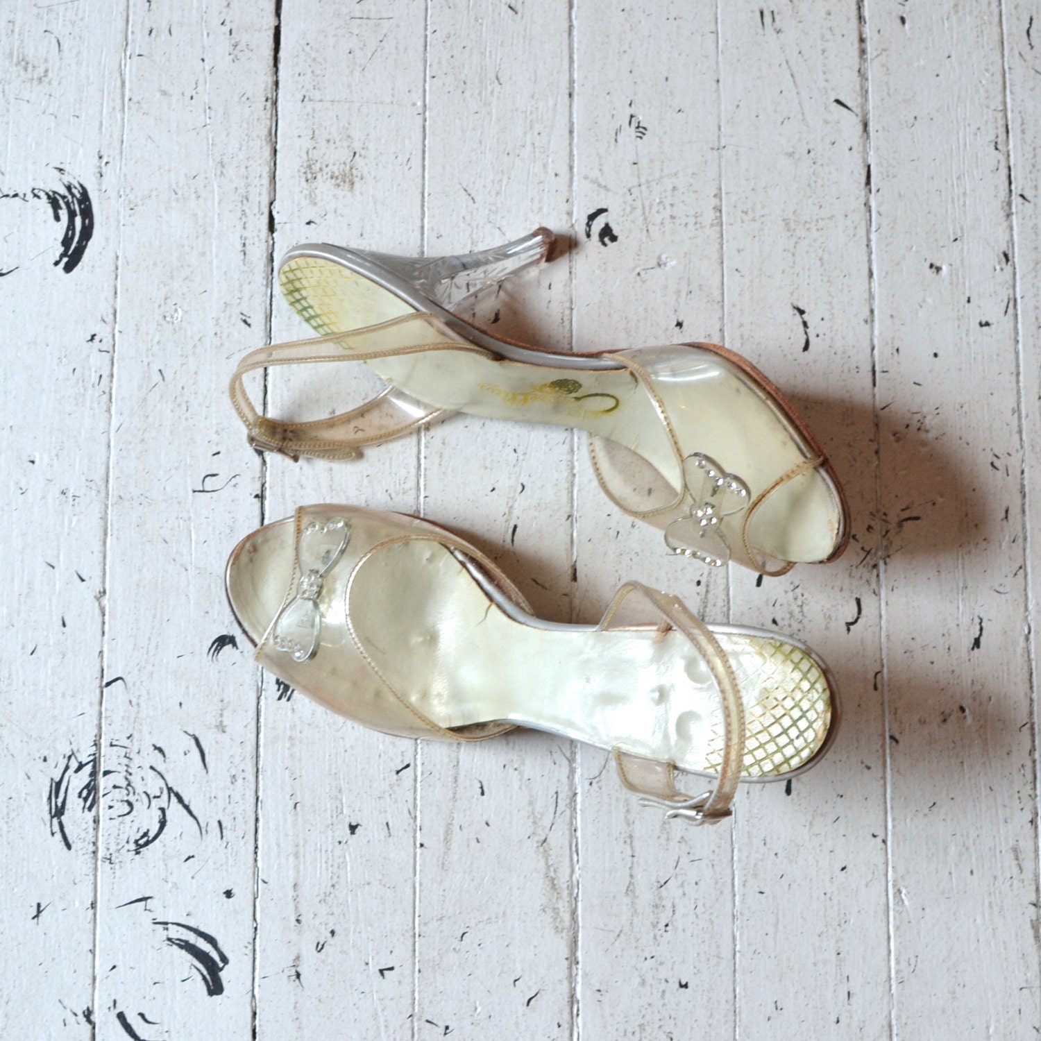 vintage 50s shoes / 1950s shoes / Cinderella heels