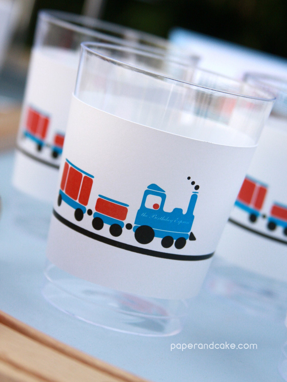 Train Birthday PRINTABLE Party Collection - You Customize EDITABLE TEXT Instant Download