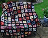 Vintage Granny Square Afghan