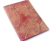 Leaves Leather Passport Cover Case
