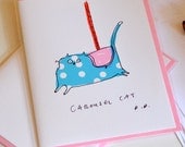 Carousel Cat Card