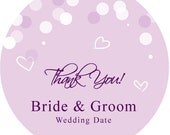 Custom Wedding Stickers - Spotlight WE079CI - Pick Your Size