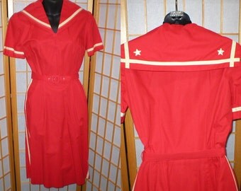 White Sailor Dress Womens