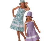 Girls Sundress Pattern - Toddler Girls Sundress and Hat Sewing Patterns - Simplicity 4721 - Uncut, Factory Folds - Size 3, 4, 5, 6