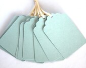 Handmade Paper Tags, Blue Tags, DIY Gift Tags-Escort Cards, Gift Tags, Wedding Favor Tags, DIY Tags
