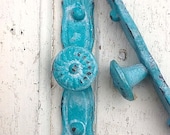 Drawer Pull Handles, Aqua Decor, Kitchen Pull, Cabinet Knobs