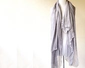 LAST ONE Extra large oversized wool tencel knit jersey  shawl, scarf, stole wrap