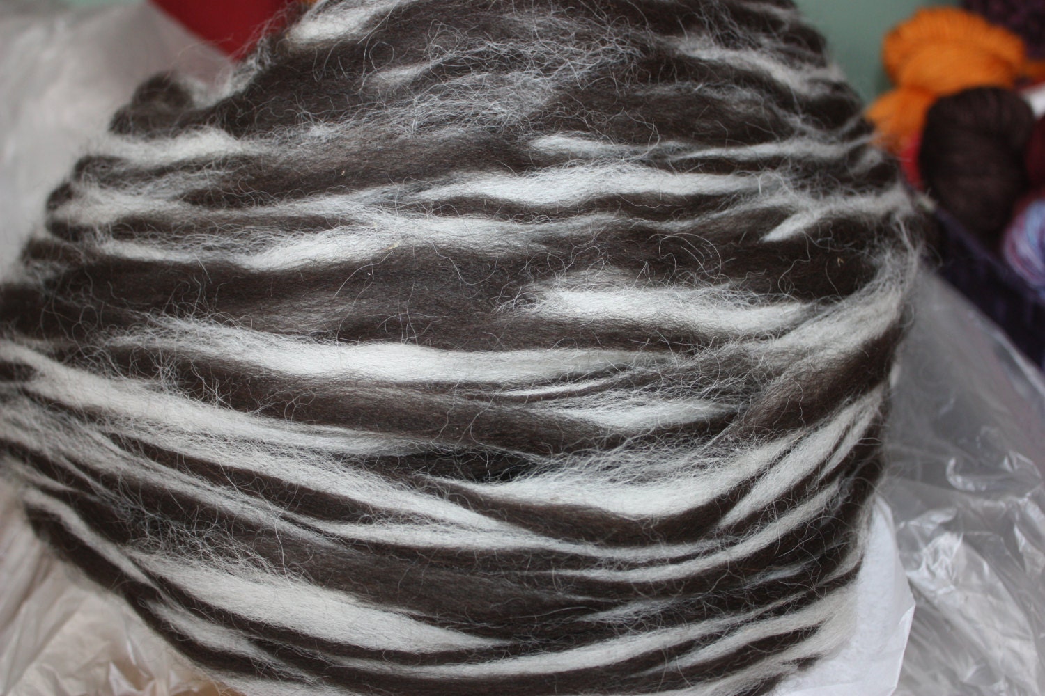 100 percent alpaca roving