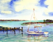 Sailing Giclee on Canvas