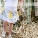 Buy 2 skirts get 1 FREE....Yellow and Gray Pocket Skirt...handmade childrens clothing by laken and lila