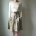 Deer Ear Wrap Skirt in Neutrals
