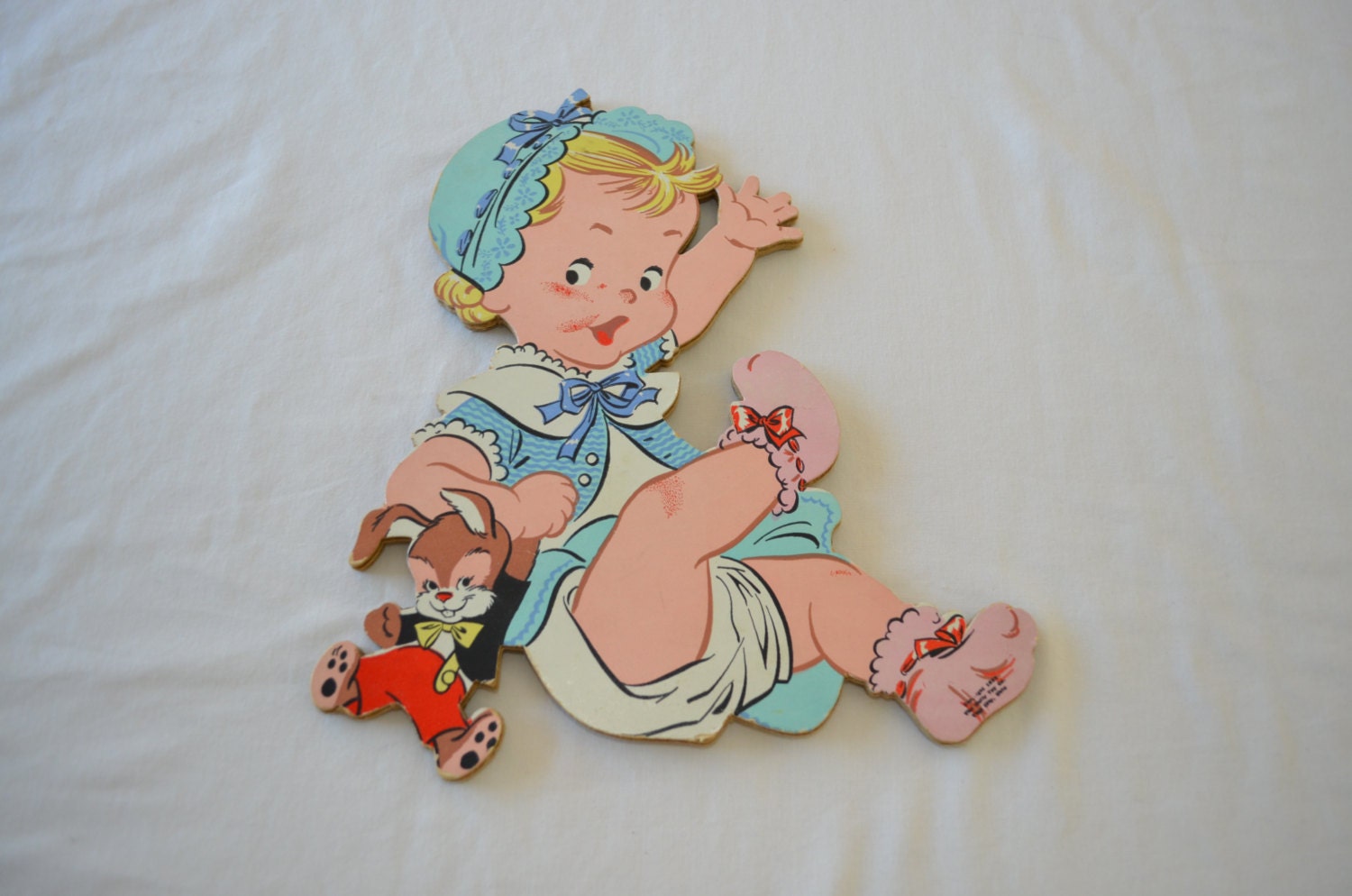 Vintage BABY room decoration from 1952 made in USA