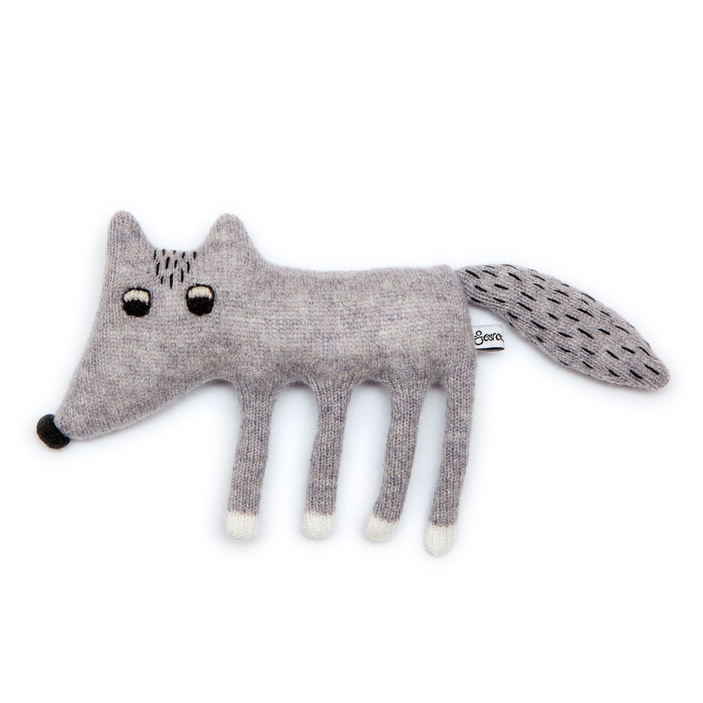 Walter the Wolf Lambswool Plush - Made to order