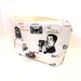 Medium Zipper Pouch Pencil Case Cosmetic Pouch Toiletry Bag Fathers Day Men's Retro Design