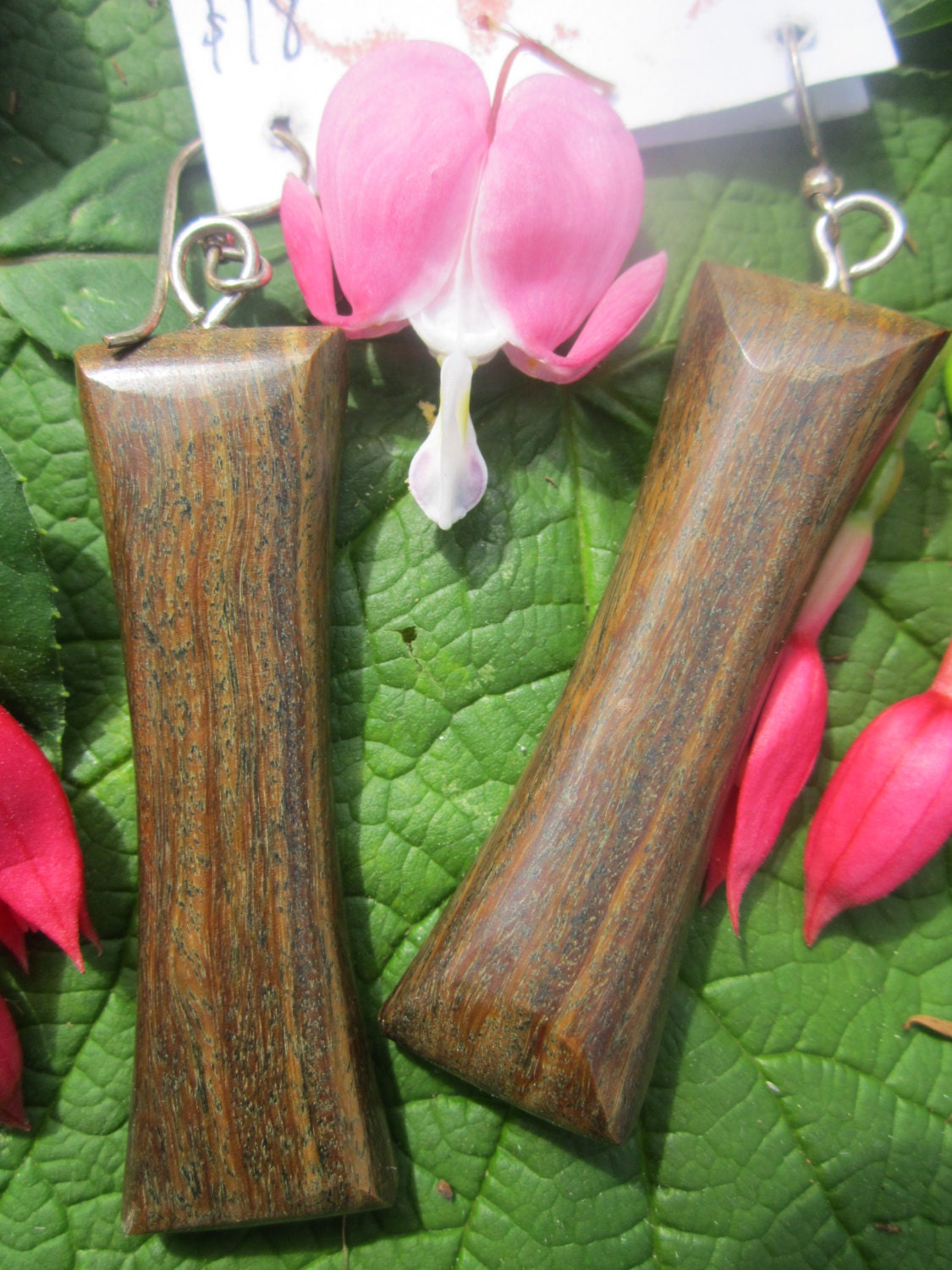 Vera Wood Earrings- Wooden Earrings inVera Wood- Wood Jewelry....66