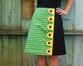Buzzzzzzzz asymmetrical a-line skirt Sz 2