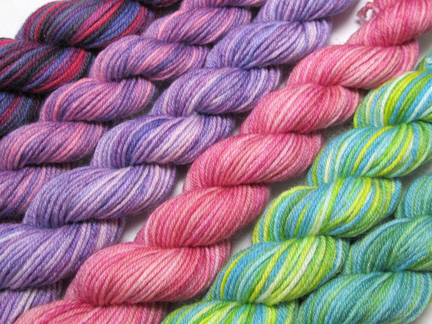 MINIS - Sock Garden - Hand Dyed & Hand Painted