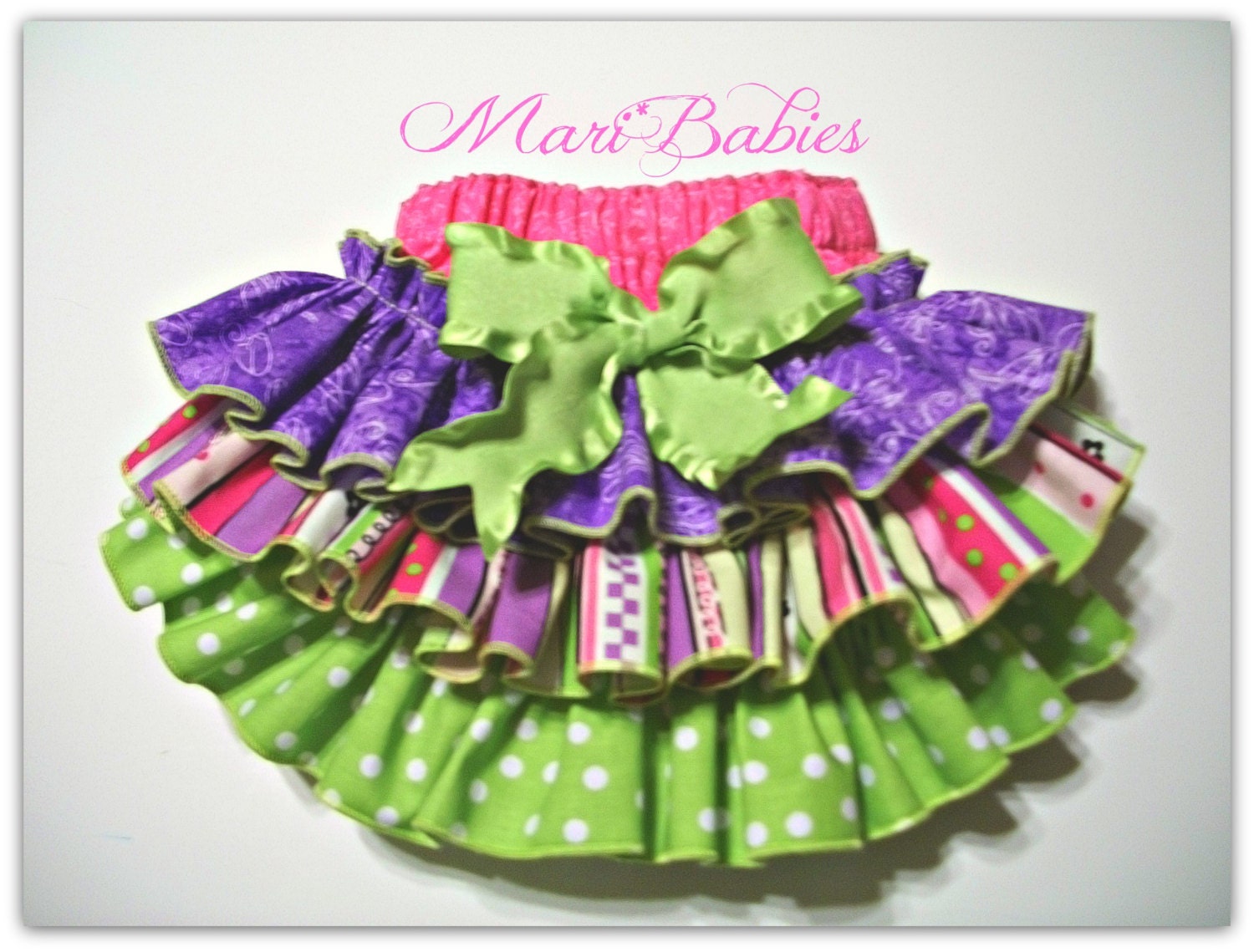 Carnival Time 2- Fancy Pants Ruffled Diaper Cover