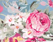 Brunschwig and Fils John Jacoby Fabric Westbury Bouquet polished Cotton Fabric 1.5 yards