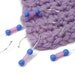 Removable Stitch Markers Set, DIY Crochet, Snag Free Stitch Markers, Gift for Crochet, Periwinkle Blue, Pink, TJBdesigns