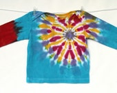 Organic Cotton Baby 6 Month Shirt Long Sleeve Lilac Golden Purple Fuchsia Turquoise Comfortable AnnTheBaby