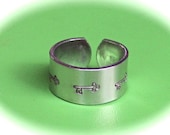 50 Raw YOU CHOOSE 18 Gauge Medium Weight Food Safe Aluminum Ring Blanks -50 Ring Blanks - Your Choice