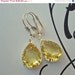 Memorial Day SALE 15% Off Bridesmaid Jewelry Yellow Earrings Pale Yellow Earrings Wedding Accessories CAMBRIDGE Jonquil