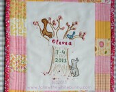 Blossom Tree Nursery Wall Hanging Hand Embroidery Sewing PDF Pattern