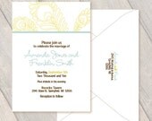 Feather Custom Invitations, Wedding, Party, Birthday, Anniversary, Retirement