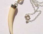 Vintage Caribbean Natural White Coral Pendant