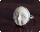 Full Moon Ring // Custom Sterling Silver Ring