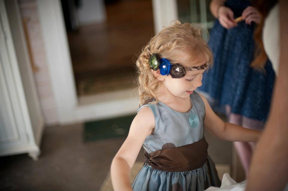 Jillianns HAIRBAND for FLOWER GIRLS or Bridesmaids