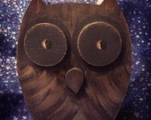 Wooden Owl Spoon Holder