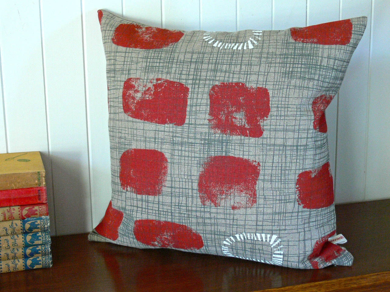 Pebbles Cushion Cover - Earthy Red