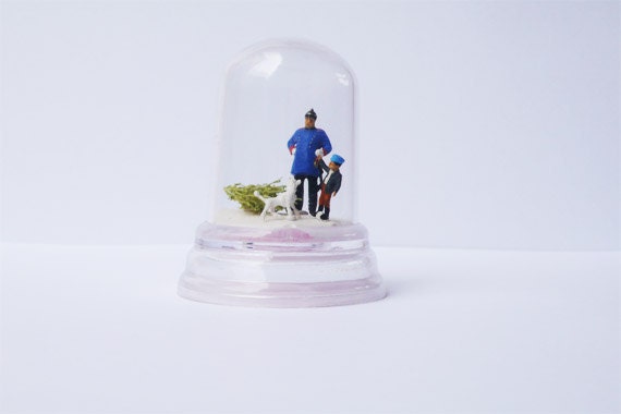 Tiny Clear Dome / Display case / Diorama