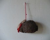 Vintage Rabbit Natural Folk Ornament