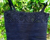 Crochet  Black Lacey Camisole, Crop Top, Summer, Cruise, Beach,  Size 0 to 6, Women & Teens, Mothers Day Gift