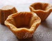 6 pieces miniature waffle cups for crafts (E06)