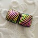 Pink and Yellow Earrings - Post Earrings - Stud Earrings - Fused Glass - Dichroic Earrings - Dichroic Studs - Cute Earrings  X1954