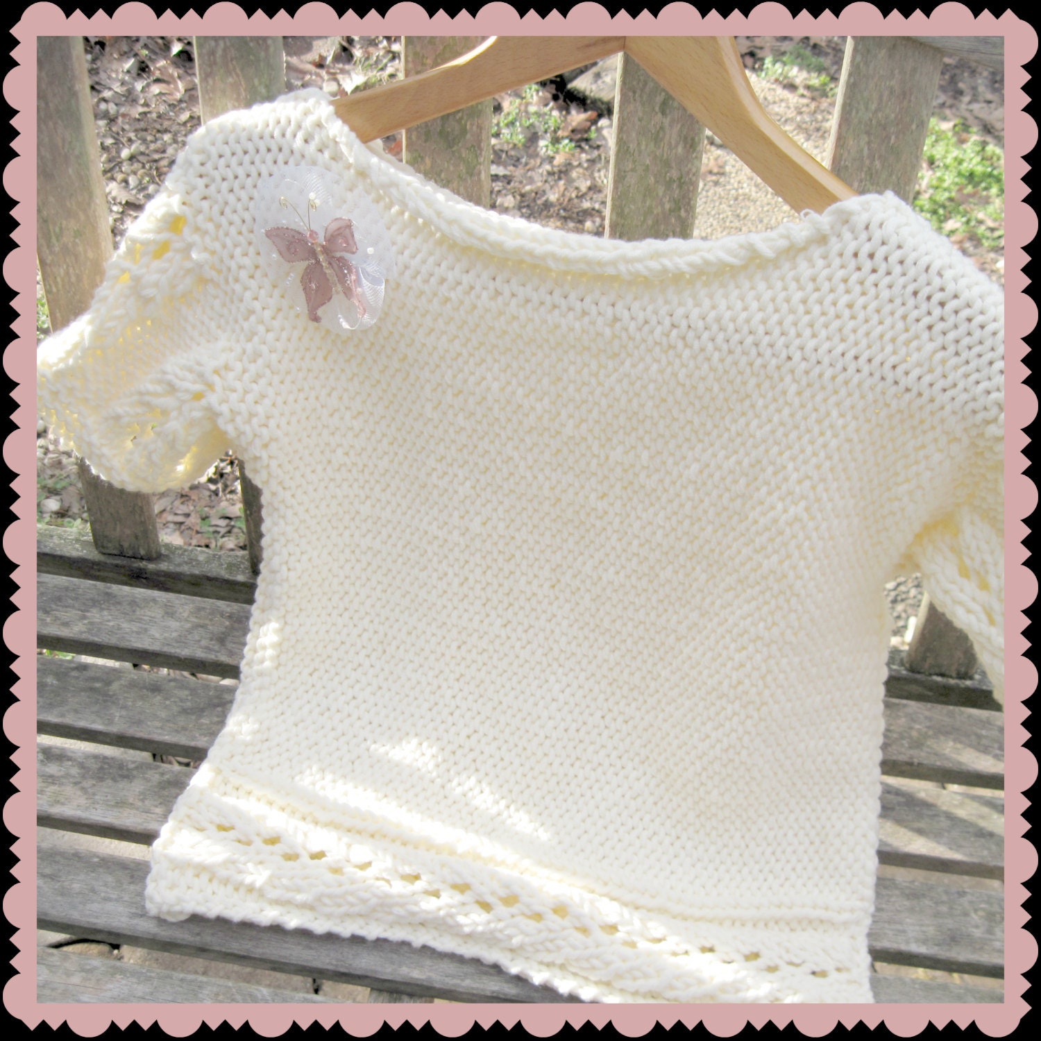 Teen to Adult Side to Side Pullover  Knitting Pattern