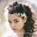 Hair vine, Wired pearls and vintage flower headpiece, wedding hair