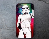 Stormtrooper Star Wars Decorated iPhone4 or iPhone5 Case - N437