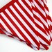 MINI Red and White Stripe Carnival Banner Photography Prop, Flags, Bunting, Garland fabric flags, boy or girl